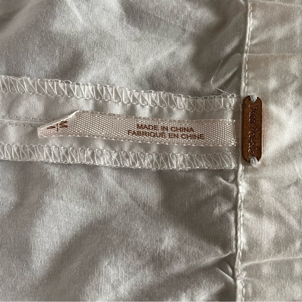 Free People Cotton Off the Shoulder Top - Picture 5 of 8